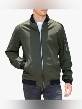 Men’s SANDBANK Bomber Jacket Size M